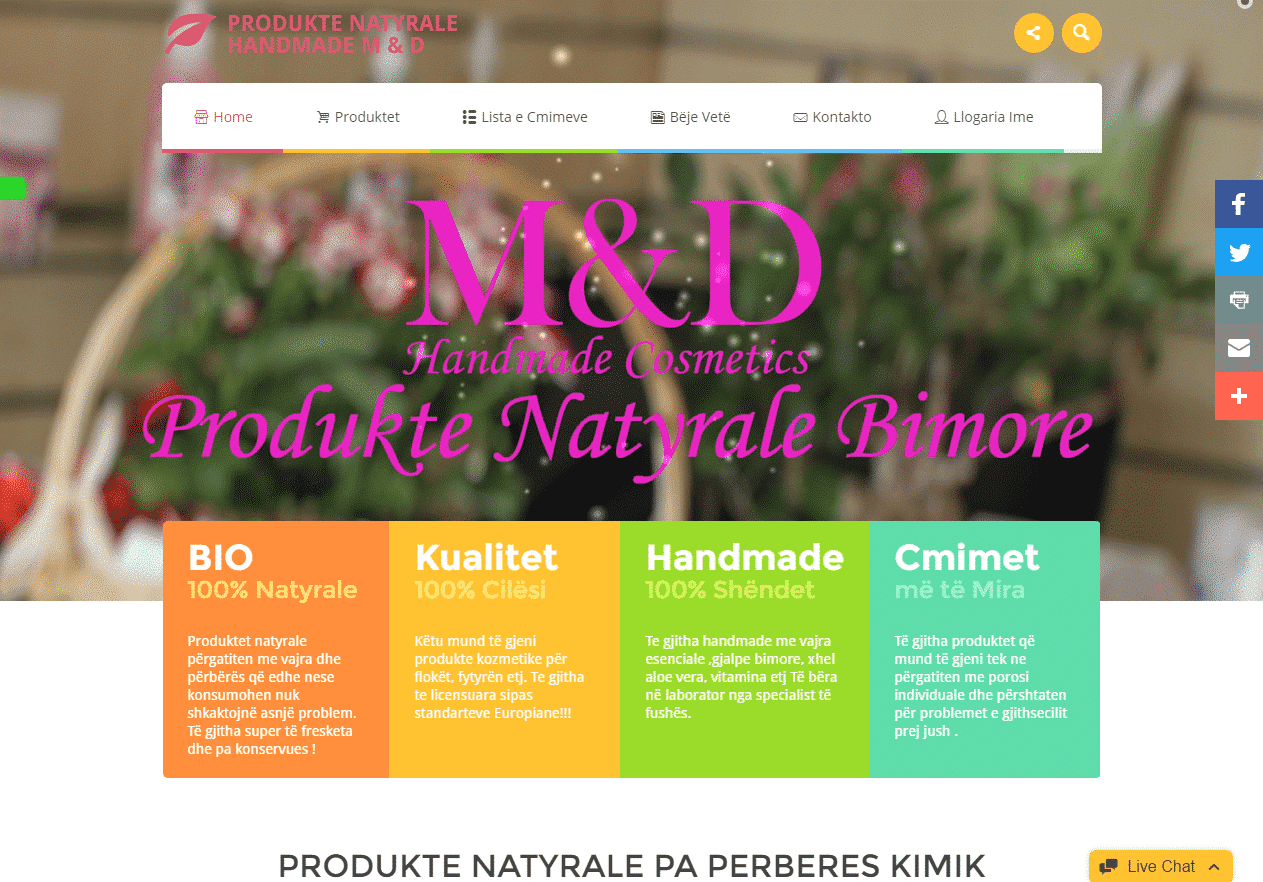 Produkte Natyrale Handmade M D